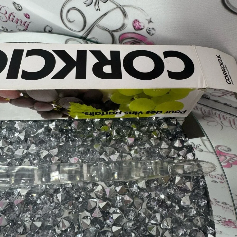 Corkcicle wine chiller stick clear icicle new in box drink cooler ice 🧊 cold